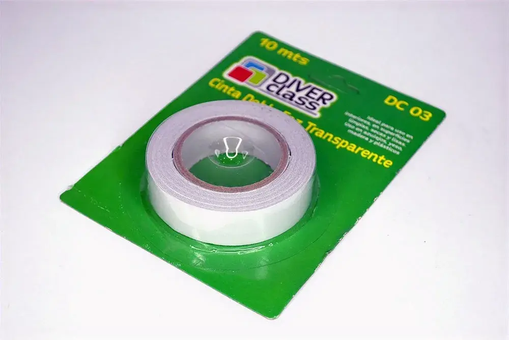 Cinta Doble Faz Transparente 18mm x 10m