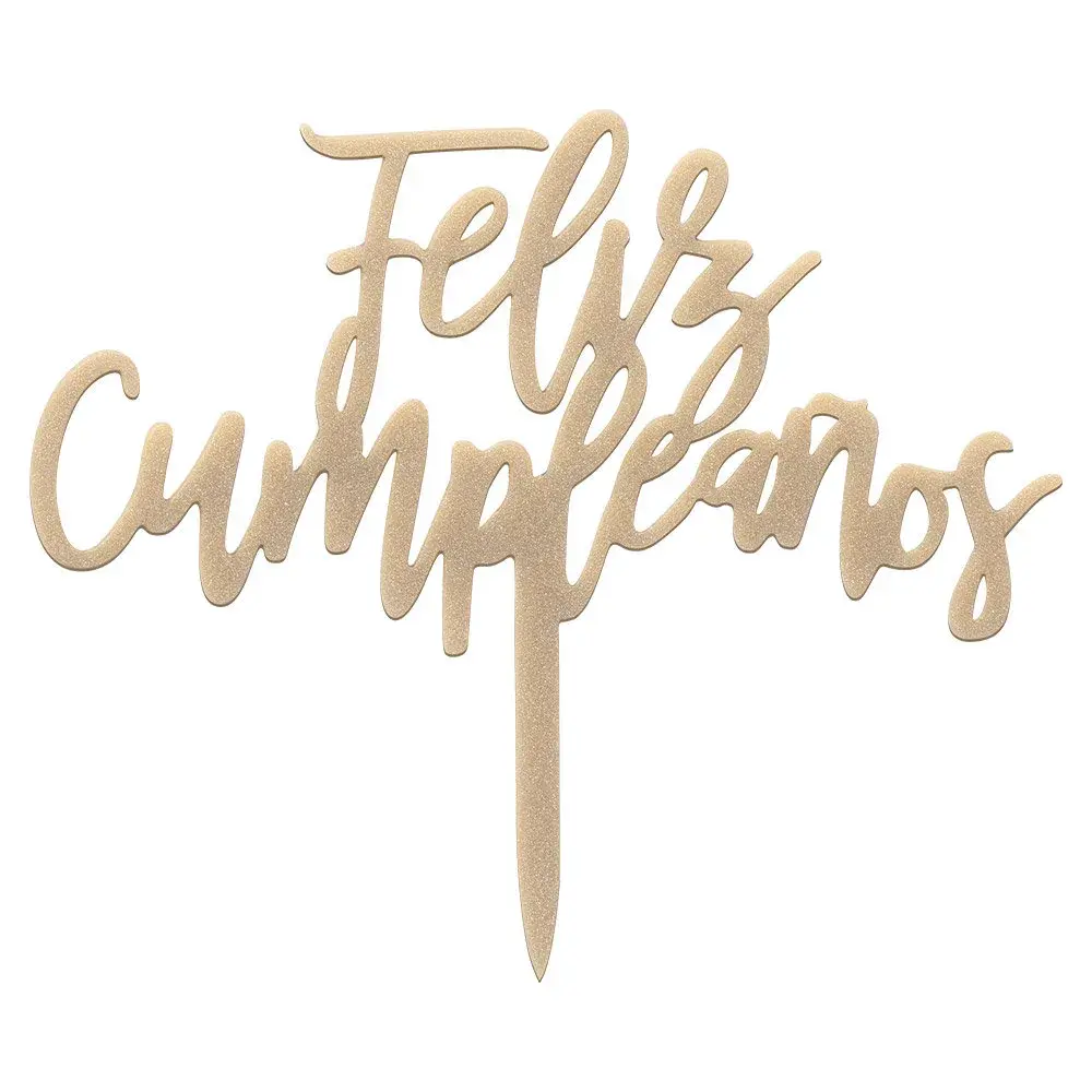 Topper Feliz Cumpleaños Radiante x 1