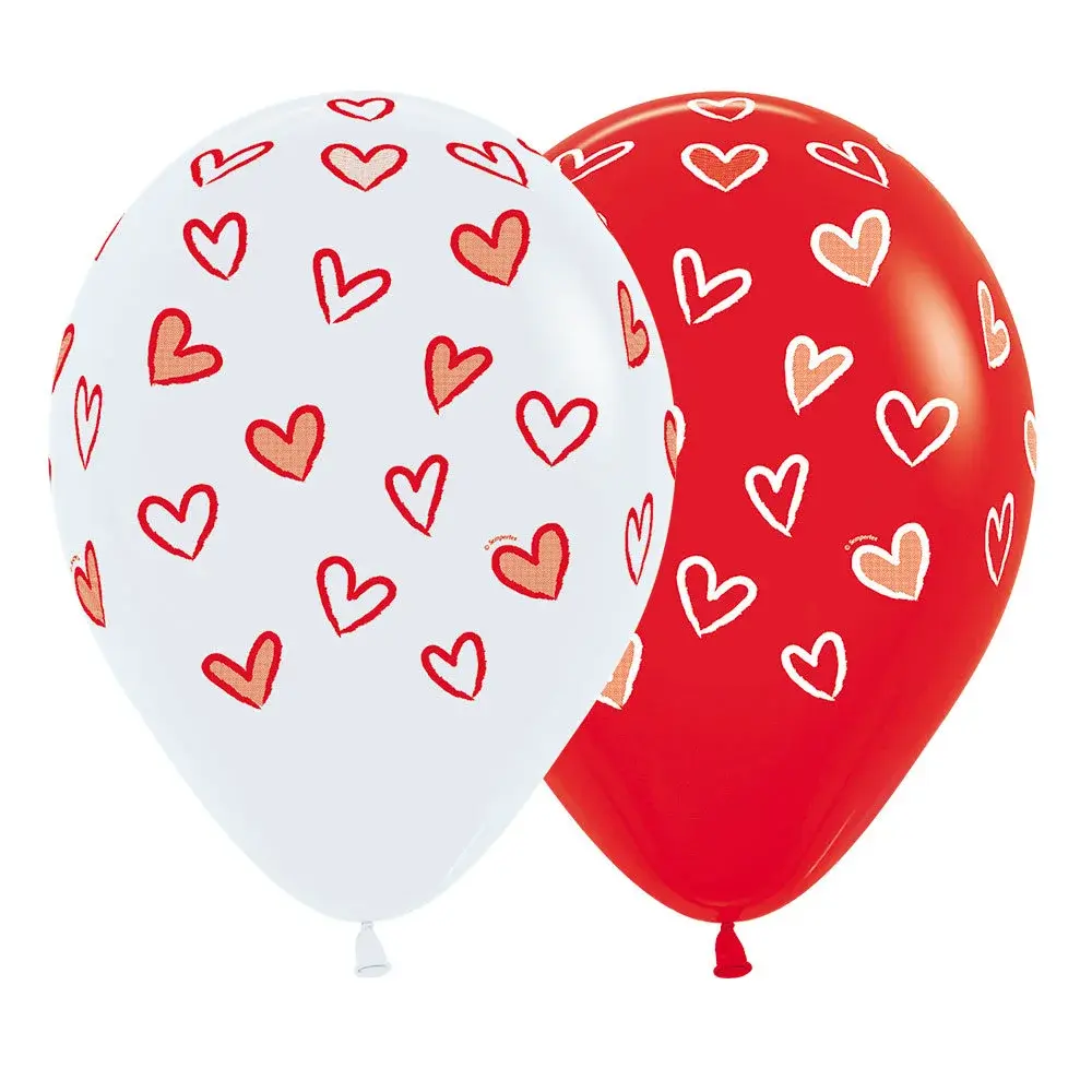 Globo Sempertex Inf Corazones Por Siempre R12 x 12