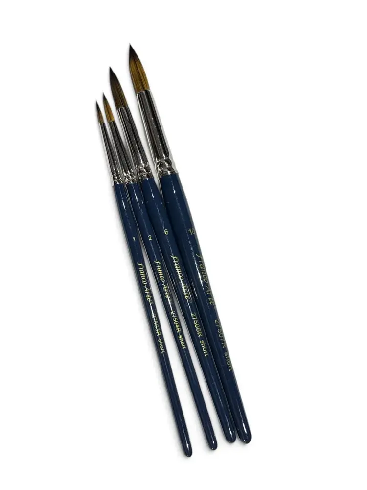 Pincel Estuche x4 N2 Franco Arte