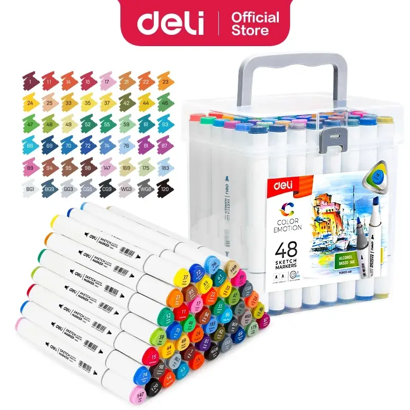 Marcador para Bocetos Deli x48