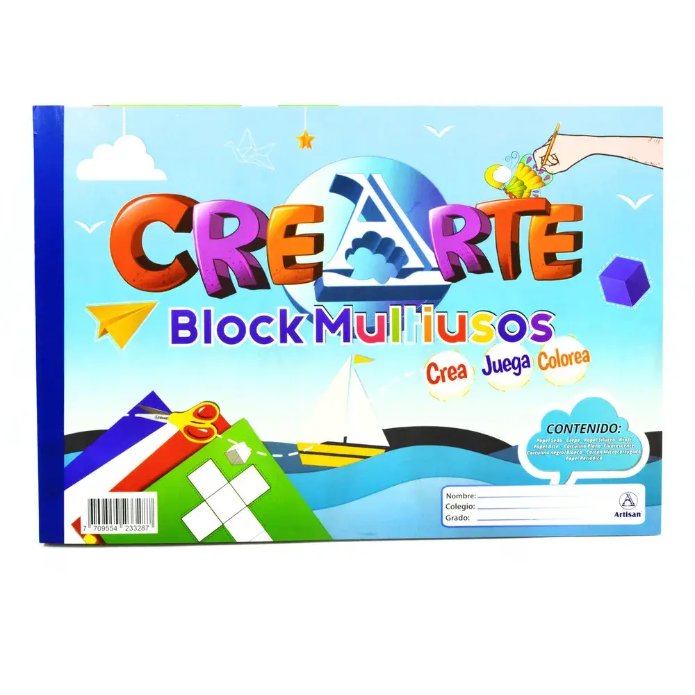 Block Crearte Multiusos En Octavos Artisan