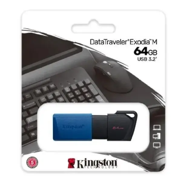 Memoria Usb Kingston 64Gb Dtxm Exodia M Retráctil