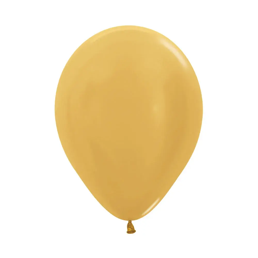 Globo Sempertex Metal Dorado En Diferentes Presentaciones