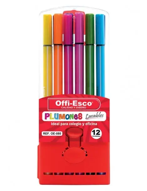 Plumón Offi-Esco X 12 OE-080