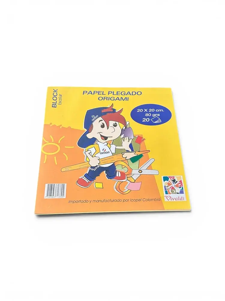 Block Origami Papel Plegado 20X20CM X 20HJ