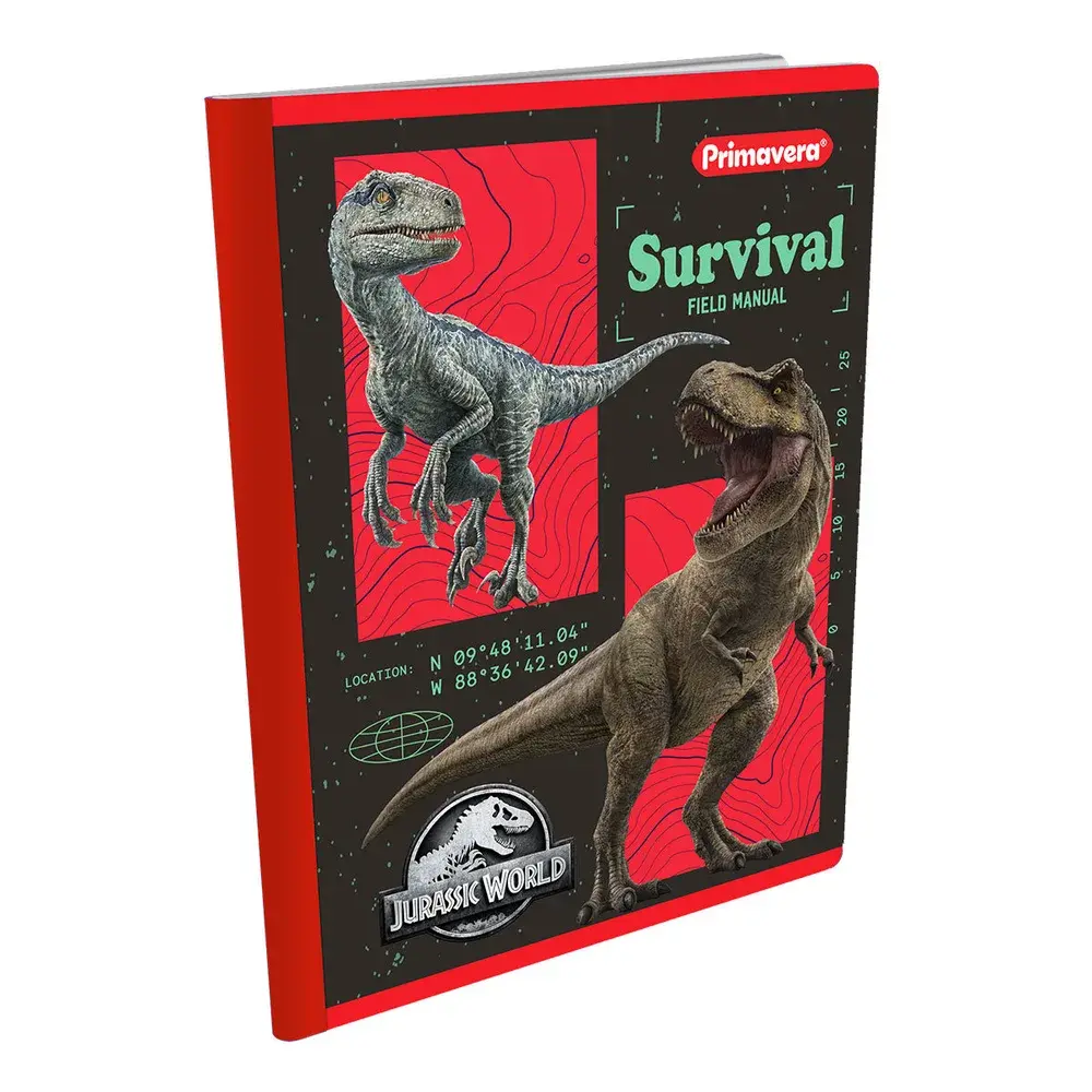 Cuaderno Cosido Jurasic Primavera