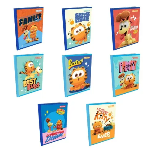 Cuaderno Cosido Garfield Primavera