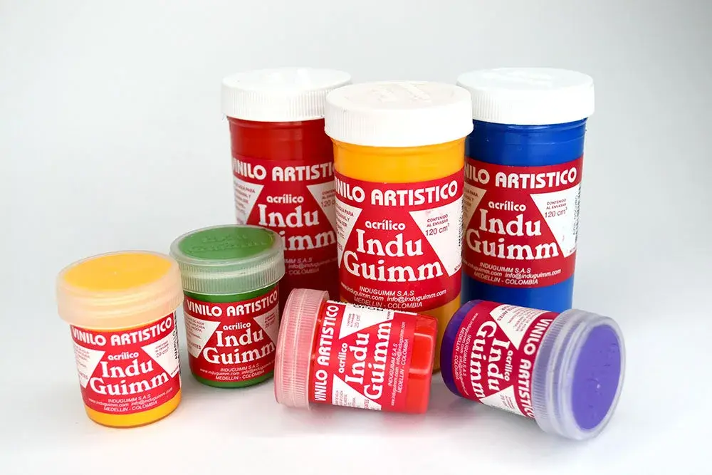 Pintura Vinilo Induguimm 120cc Primarios