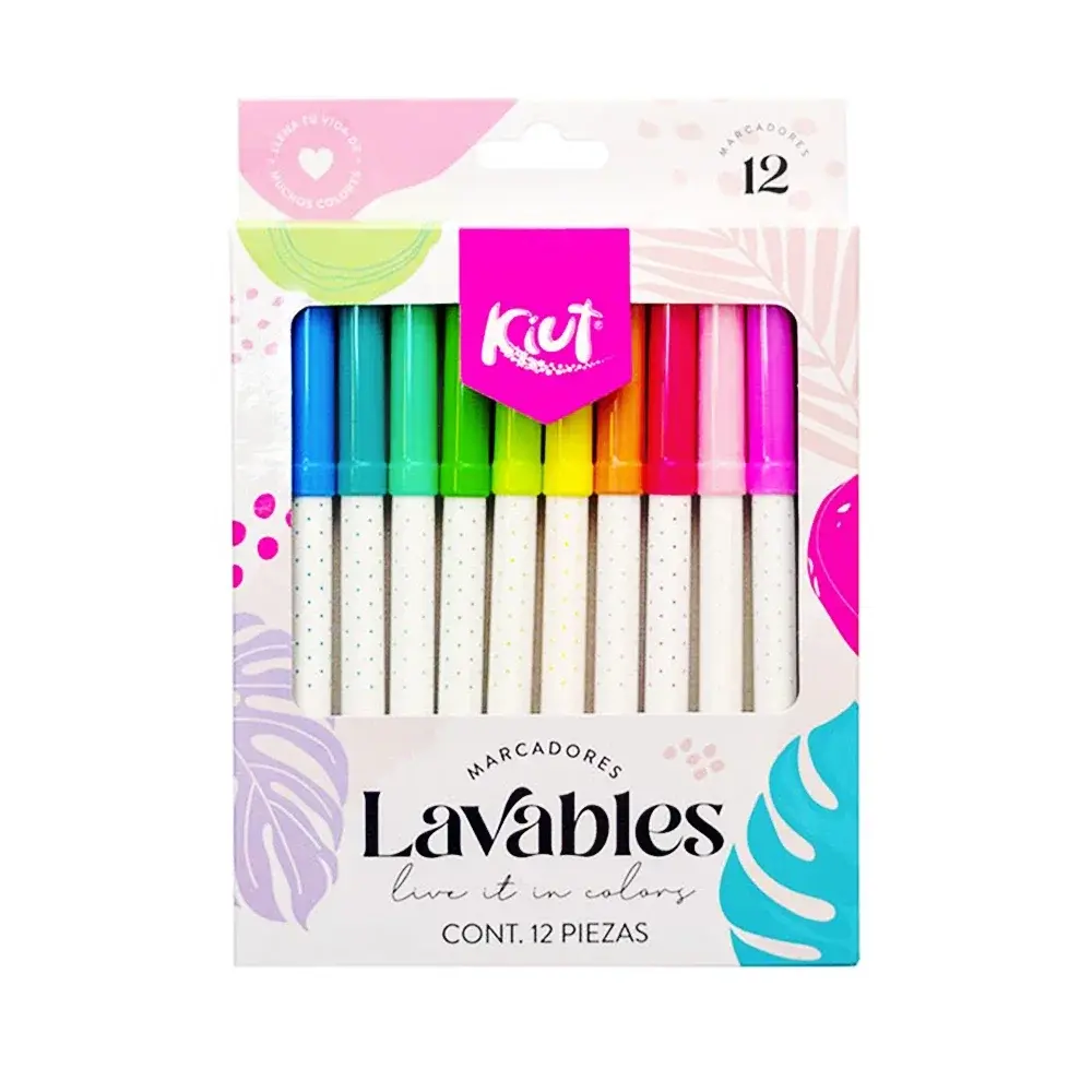 Plumón Kiut Delgado Lavable X 12