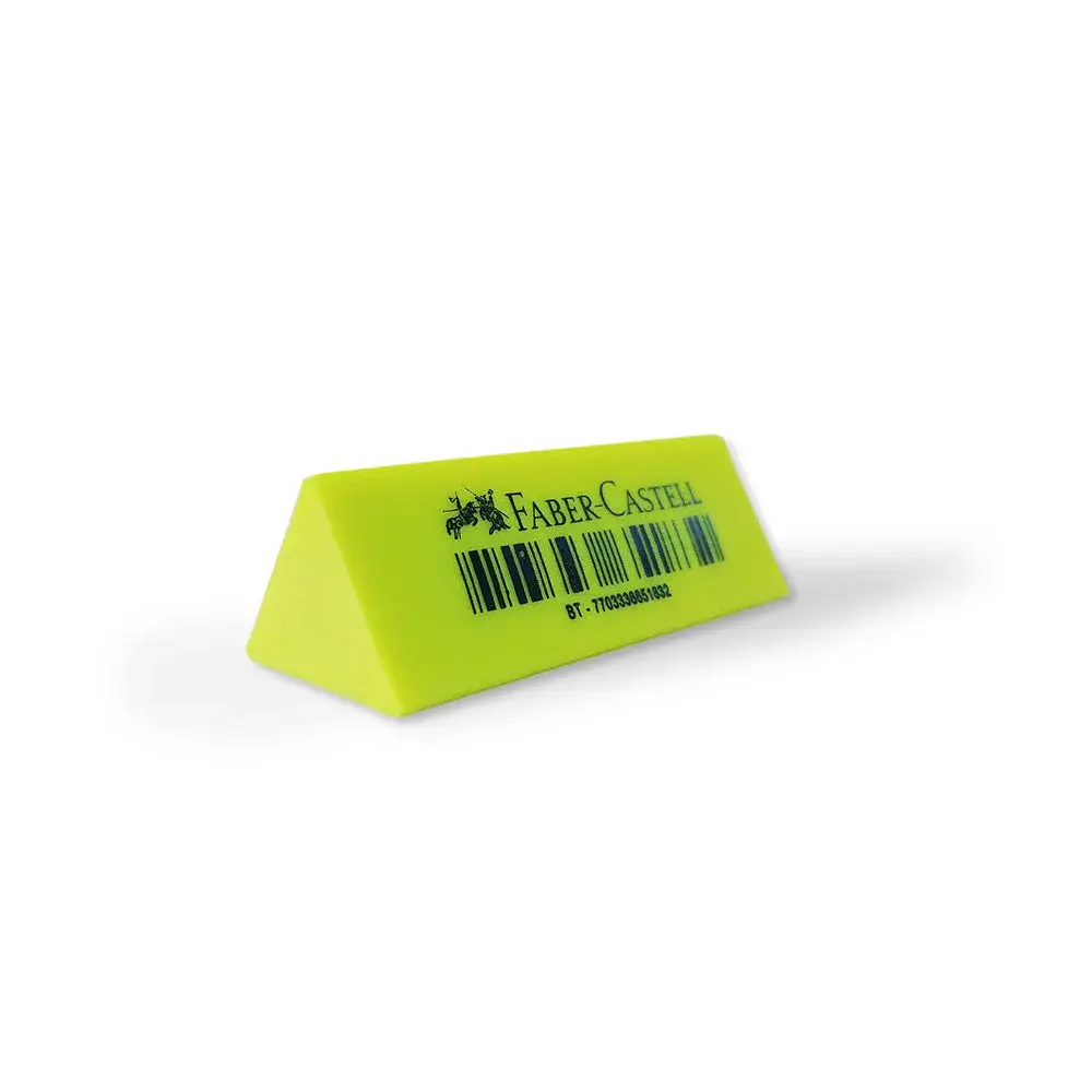 Borrador Faber Castell Triangular Fluorescente TK-20T