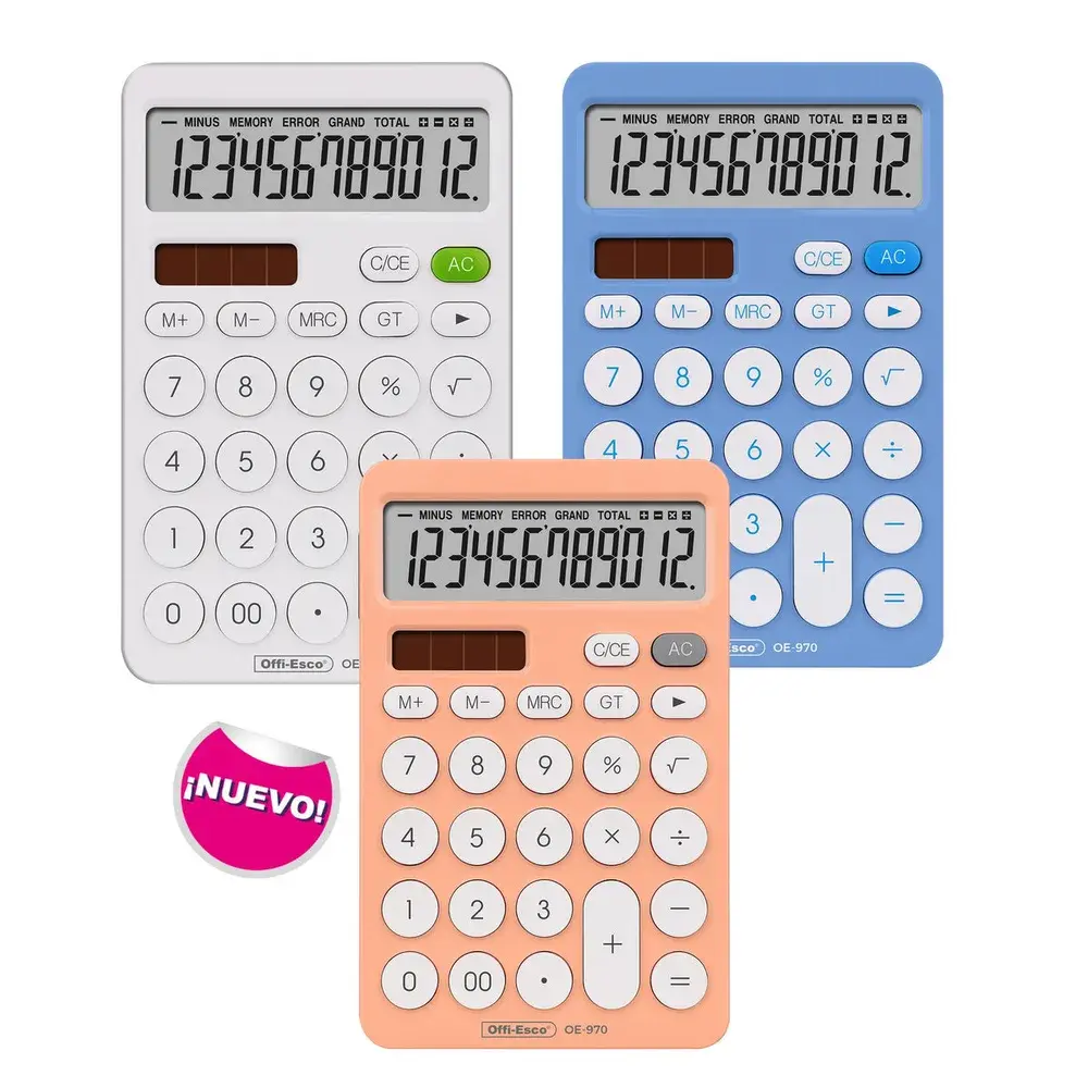 Calculadora Offi-Esco OE-970 12 Digitos