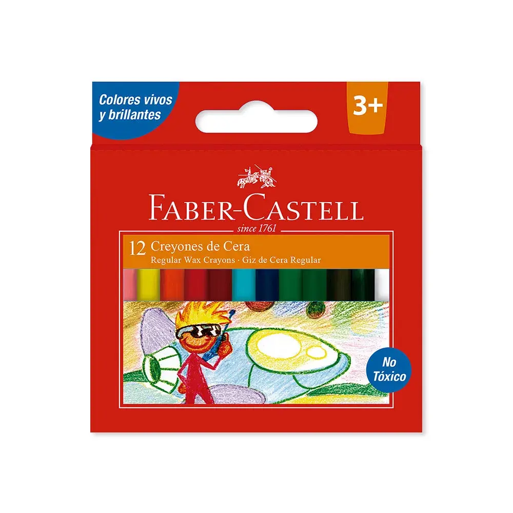 Creyón x 12 Pequeños Faber castell