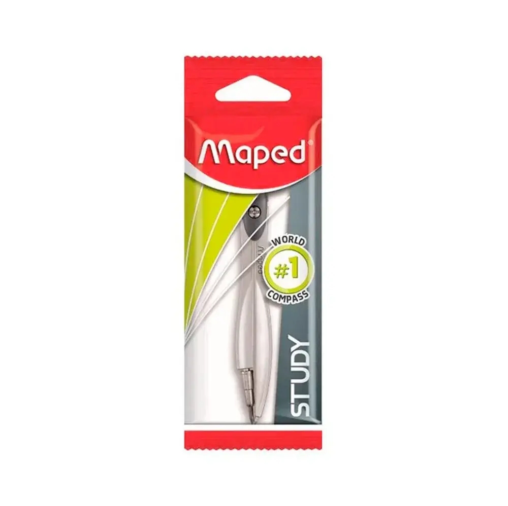 Compás Maped Study 120 Metal Lead Mina