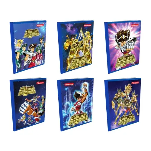 Cuaderno Cosido Caballeros Del Zodiaco Primavera