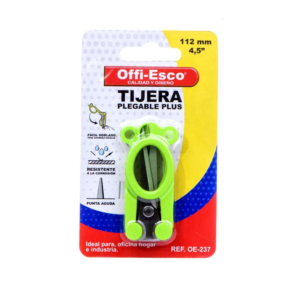 Tijera Offi-Esco Plegable Plus Ref. OE-237