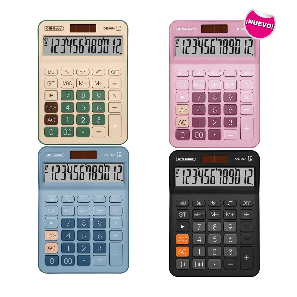 Calculadora Offi-Esco OE-964 12 Digitos