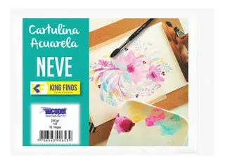 Cartulina Acuarela En Octavos x 5und 250gr