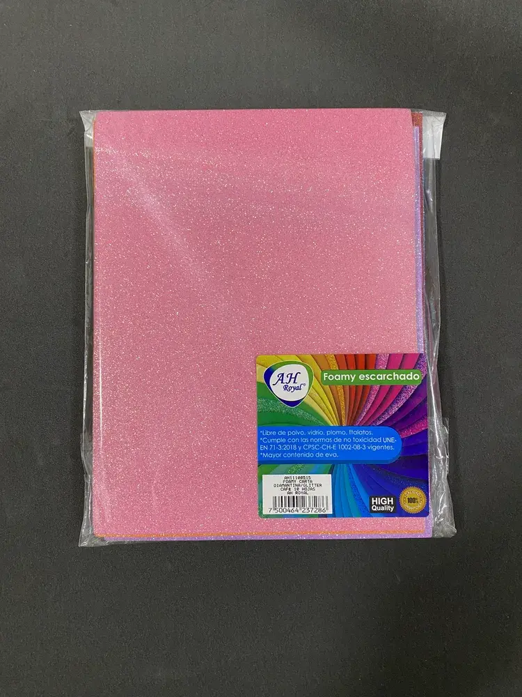 Fomi Escarchado Carta Paquete x 10