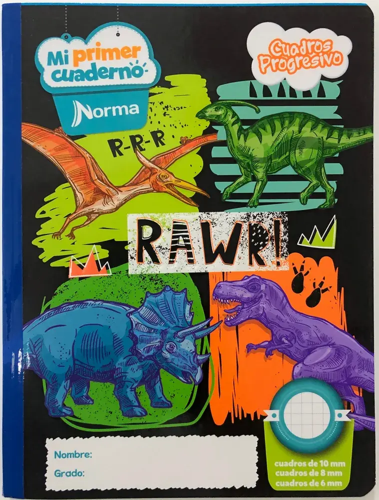 Cuaderno Cosido Mi Primer Cuaderno Cuadros progresivos Norma