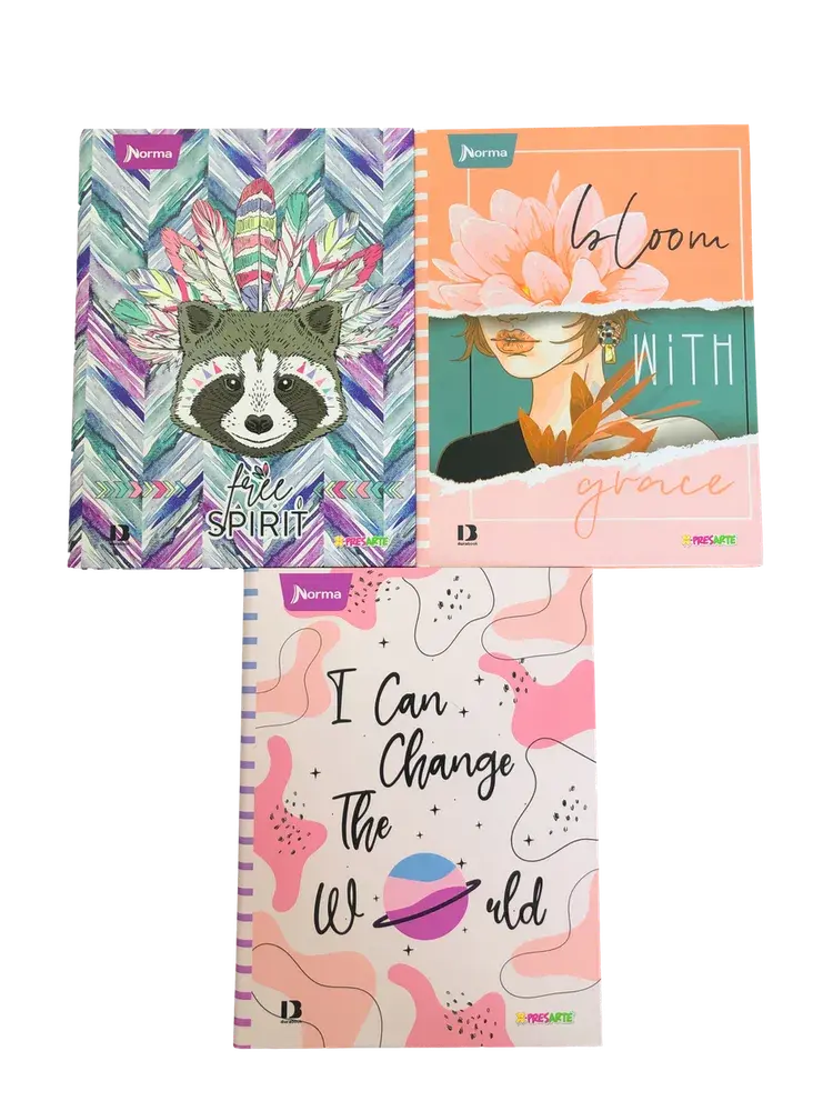 Cuaderno Cosido Durabook Femenino X-Presarte Norma