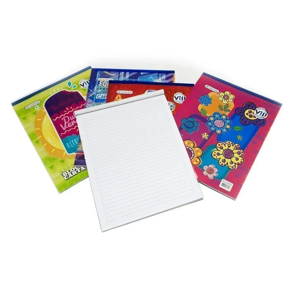 Block Bond Pappyer Carta u Oficio Con Rayas X 70 Hojas